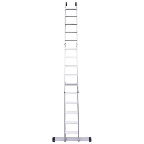 Euroline Premium 302 Stufen- Schiebeleiter 2x14 Sprossen