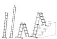 MUNK Teleskopleiter mit Traverse MUNK Teleskopleiter mit Traverse-small