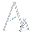 Zarges Kombileiter Combimaster Plus X 2x10 Sprossen-small