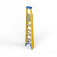 Werner GFK Kunststoff Stufenstehleiter 8 Stufen-small