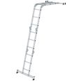 MUNK Vielzweckleiter mit Nivello® Traverse 4x3 Sprossen-small