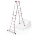 Hailo Multifunktions Teleskopleiter M80 4x6 Sprossen-small