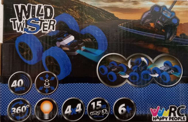 RC ferngesteuertes Fahrzeug Wild Twister blau