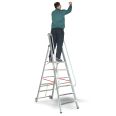 Euroline Premium 32677 Stufenstehleiter mit großer Standplattform-small