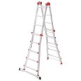 Hailo Multifunktions Teleskopleiter M80 4x5 Sprossen-small