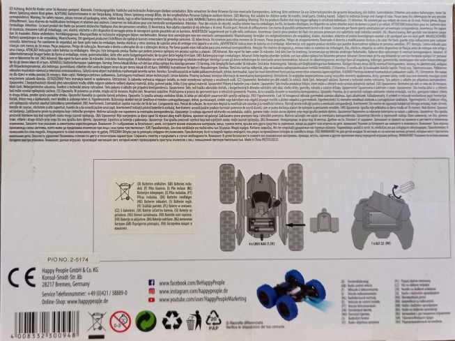 RC ferngesteuertes Fahrzeug Wild Twister blau