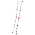 Hailo Multifunktions Teleskopleiter M80 4x3 Sprossen-small