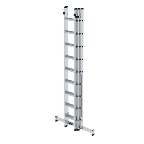 MUNK Mehrzweckleiter mit Nivello® Traverse 3x9 Sprossen