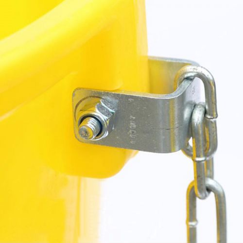 Schuttrutschen-Set gelb mit Trichter, Halterung und 24 Rohren bis 5,5mm Wandstärke 24m