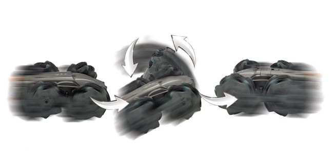 RC ferngesteuertes Fahrzeug Twister Drifter rot