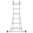 Hailo Multifunktions Teleskopleiter M80 4x6 Sprossen-small