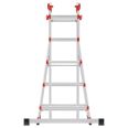 Hailo Multifunktions Teleskopleiter M80 4x5 Sprossen-small