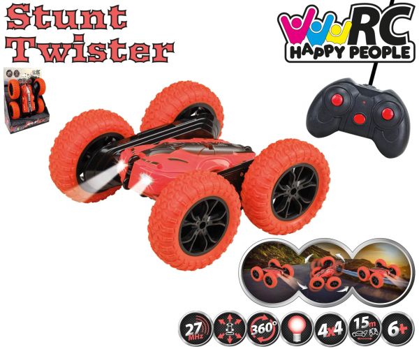 RC ferngesteuertes Fahrzeug Stunt Twister rot
