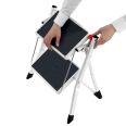 Hailo MK60 Mini Klapptritt weiß 2 Stufen-small